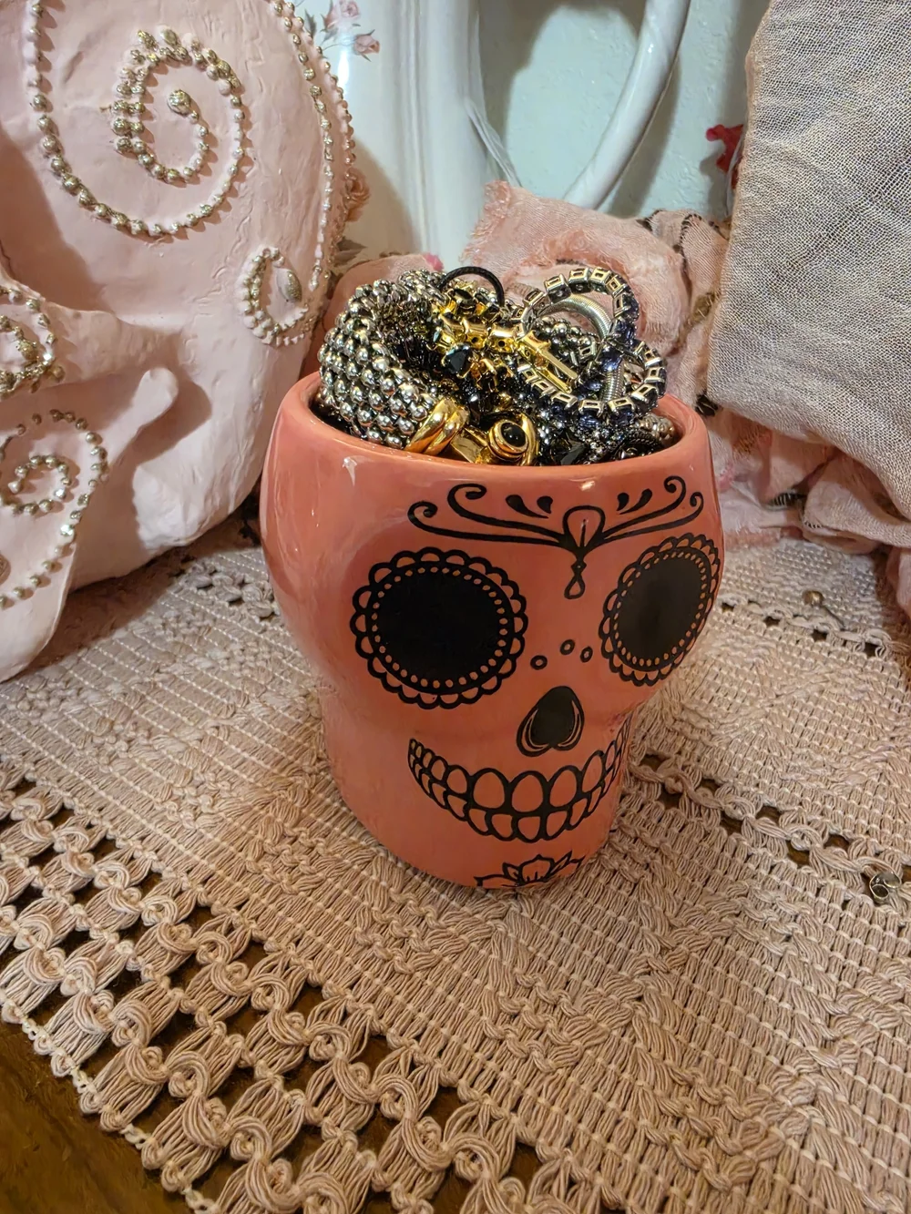 Mixed Mystery Jewelry Gothic Halloween Inspo Rings Bracelets Earrings Necklaces